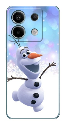 Чехол с принтом "Снеговик Олаф" для Xiaomi Redmi Note 13 Pro