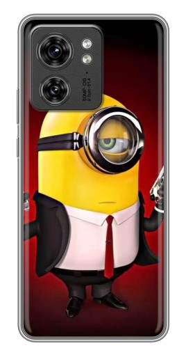 Чехол с печатью "Агент Миньон" для Motorola Edge 40 Pro