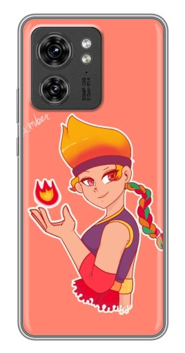 Чехол с картинкой "Amber с огоньком" для Motorola Edge 40 Pro