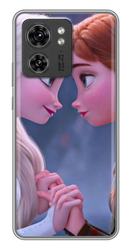 Чехол с печатью "Анна и Ельза" для Motorola Edge 40 Pro