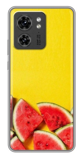 Чехол с принтом "Арбузики на желтом" для Motorola Edge 40 Pro