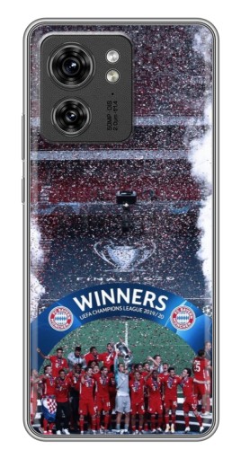 Силиконовый чехол с изображением "Бавария Чемпионы" для Motorola Edge 40 Pro