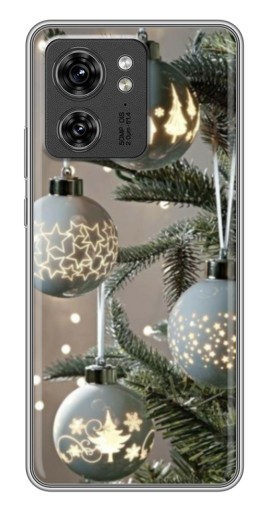 Чехол с картинкой "Белые шары " для Motorola Edge 40 Pro