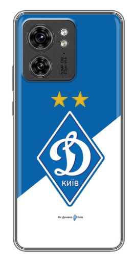 Чехол с принтом "Бело-синий Динамо" для Motorola Edge 40 Pro