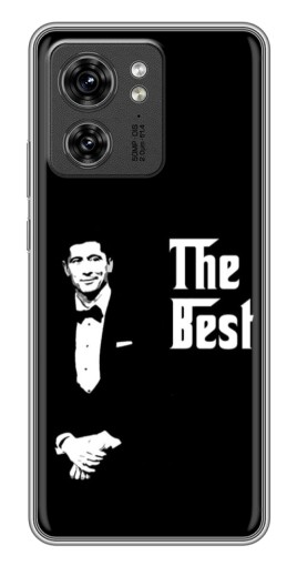 Силиконовый чехол с изображением "Best Футболист" для Motorola Edge 40 Pro