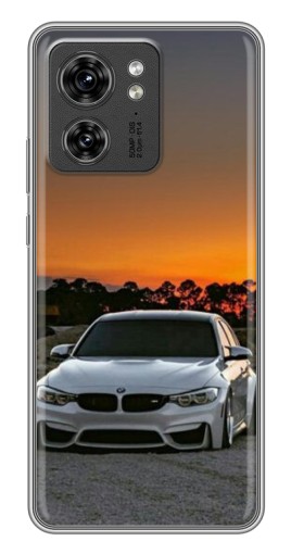 Чехол с картинкой "BMW белая" для Motorola Edge 40 Pro