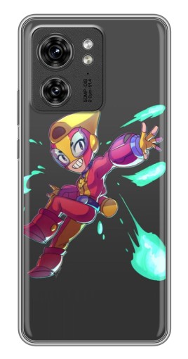Силиконовый чехол с изображением "Боец MAX" для Motorola Edge 40 Pro