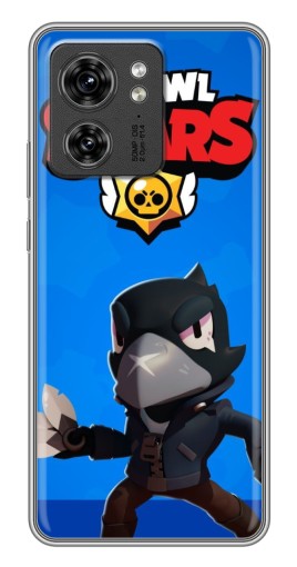 Чехол с печатью "Боевой Crow" для Motorola Edge 40 Pro