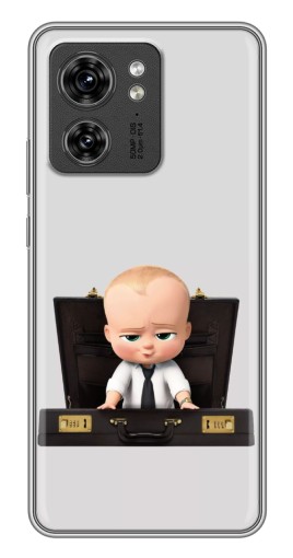 Чехол с печатью "Босс с чемоданом" для Motorola Edge 40 Pro