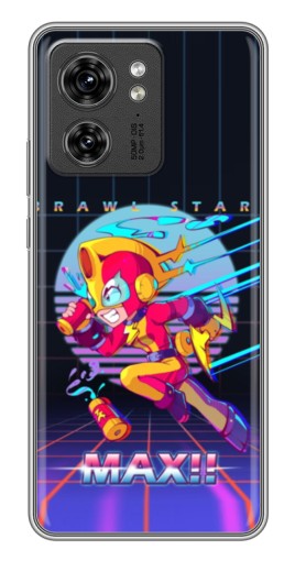 Силиконовый чехол с изображением "Brawl MAX" для Motorola Edge 40 Pro