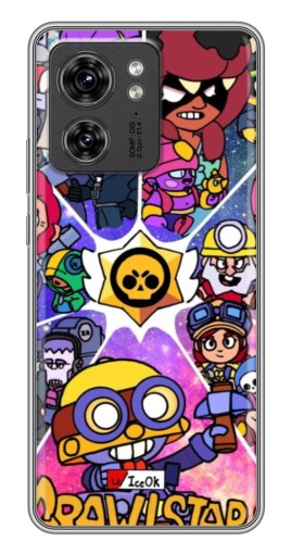 Силиконовый чехол с изображением "Brawl заставка" для Motorola Edge 40 Pro