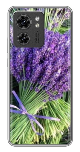 Чехол с картинкой "Букет лаванды" для Motorola Edge 40 Pro