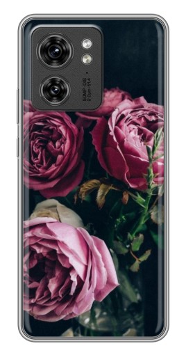 Силиконовый чехол с изображением "Букет роз" для Motorola Edge 40 Pro