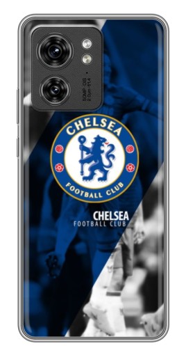 Силиконовый чехол с изображением "Club Chelsea" для Motorola Edge 40 Pro