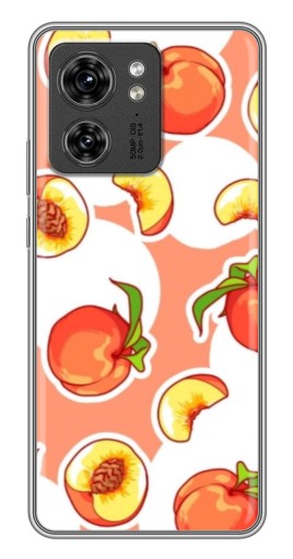 Чехол с печатью "Дольки персиков" для Motorola Edge 40 Pro