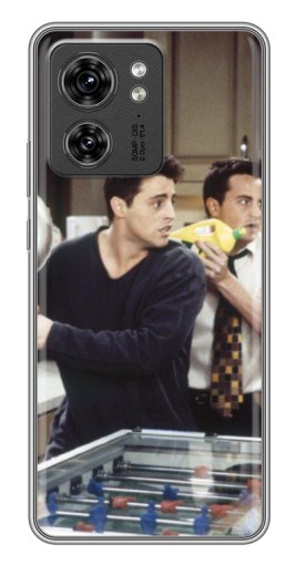 Чехол с картинкой "Джо и Чендлер" для Motorola Edge 40 Pro