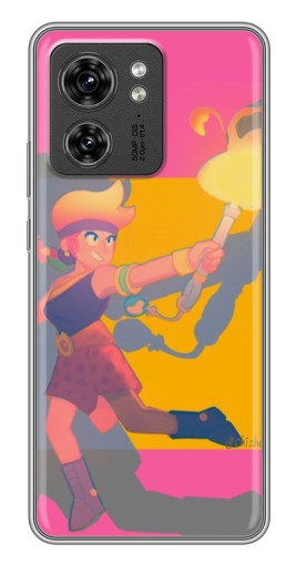Силиконовый чехол с изображением "Эмбер бравл старс" для Motorola Edge 40 Pro