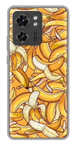 Силиконовый чехол с изображением "Фон бананов" для Motorola Edge 40 Pro