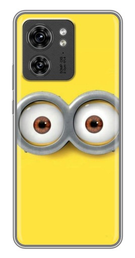 Силиконовый чехол с изображением "Глаза Боба миньона" для Motorola Edge 40 Pro