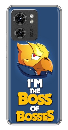 Силиконовый чехол с изображением "Gold Boss" для Motorola Edge 40 Pro