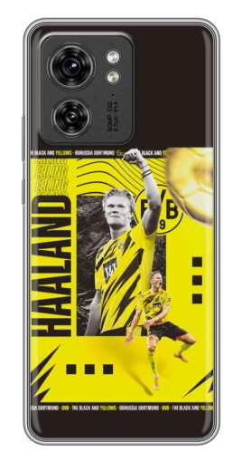 Чехол с принтом "Golden Haaland" для Motorola Edge 40 Pro