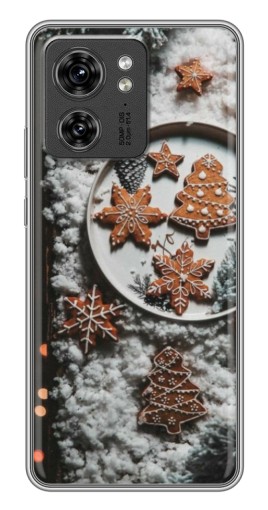 Силиконовый чехол с изображением "Имбирные пряники" для Motorola Edge 40 Pro