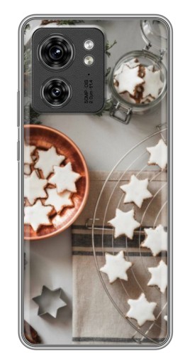 Чехол с принтом "Имбирные звездочки" для Motorola Edge 40 Pro