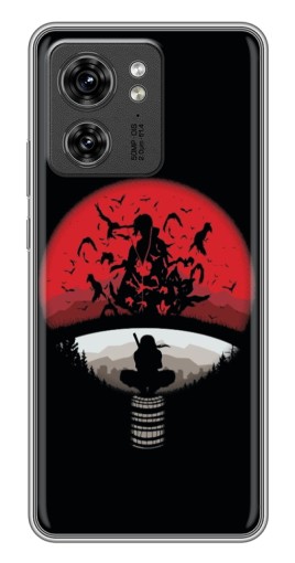 Чехол с картинкой "Итачи на черном" для Motorola Edge 40 Pro