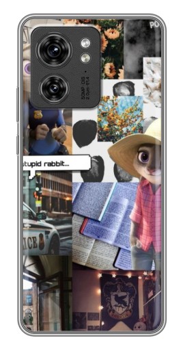 Чехол с печатью "Коллаж Джуди" для Motorola Edge 40 Pro