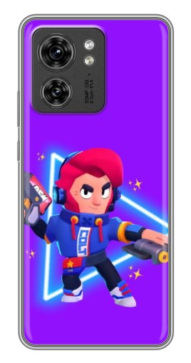 Чехол с принтом "Кольт в наушниках" для Motorola Edge 40 Pro