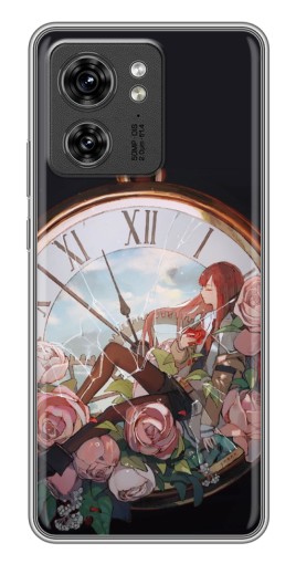 Силиконовый чехол с изображением "Курису  в часах" для Motorola Edge 40 Pro
