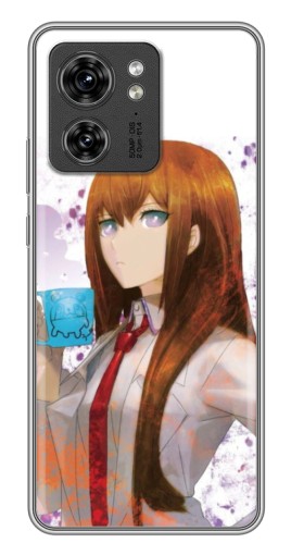 Чехол с картинкой "Курису с чашкой" для Motorola Edge 40 Pro