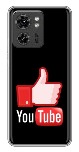 Чехол с картинкой "Лайк YouTube" для Motorola Edge 40 Pro
