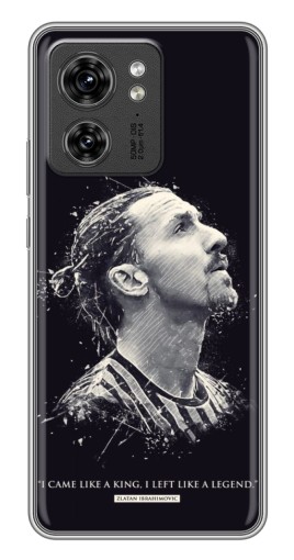 Силиконовый чехол с изображением "Легенда Ибрагимович" для Motorola Edge 40 Pro