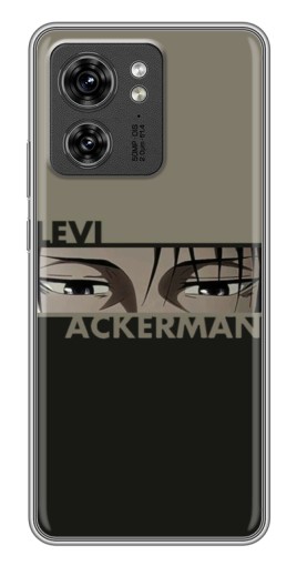 Силиконовый чехол с изображением "Levi Anime" для Motorola Edge 40 Pro