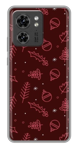 Чехол с картинкой "Листочки и шары" для Motorola Edge 40 Pro