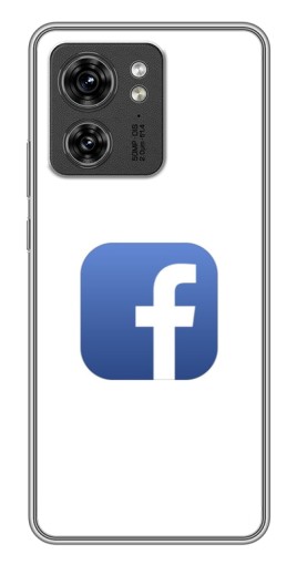 Чехол с печатью "Лого Фейсбук" для Motorola Edge 40 Pro