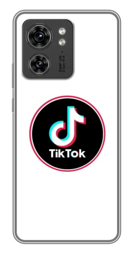 Чехол с картинкой "Лого Тик Ток" для Motorola Edge 40 Pro
