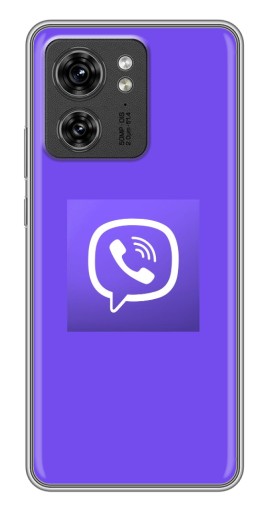 Чехол с принтом "Лого Viber" для Motorola Edge 40 Pro