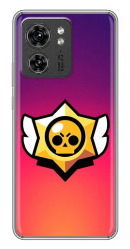 Чехол с принтом "Логотип Brawl Stars" для Motorola Edge 40 Pro
