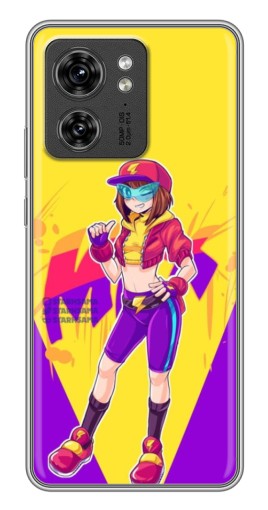 Силиконовый чехол с изображением "Макс Бравл Старс" для Motorola Edge 40 Pro