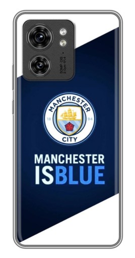 Чехол с картинкой "Manchester is Blue" для Motorola Edge 40 Pro