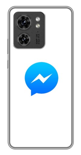 Чехол с картинкой "messenger logo" для Motorola Edge 40 Pro