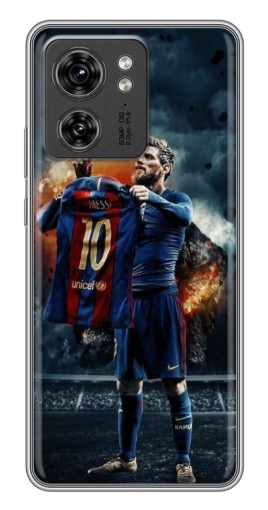 Чехол с принтом "Месси с футболкой" для Motorola Edge 40 Pro