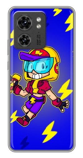 Силиконовый чехол с изображением "Молниеносная MAX" для Motorola Edge 40 Pro