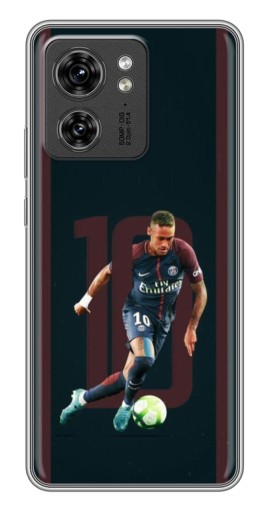 Силиконовый чехол с изображением "Неймар 10" для Motorola Edge 40 Pro