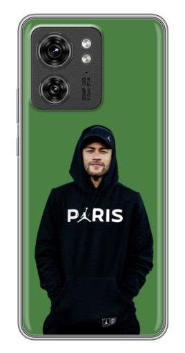 Силиконовый чехол с изображением "Неймар Paris" для Motorola Edge 40 Pro