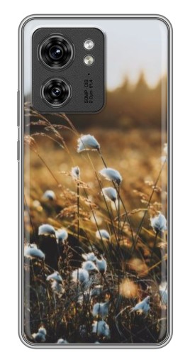 Силиконовый чехол с изображением "Нежные полевые цветы" для Motorola Edge 40 Pro