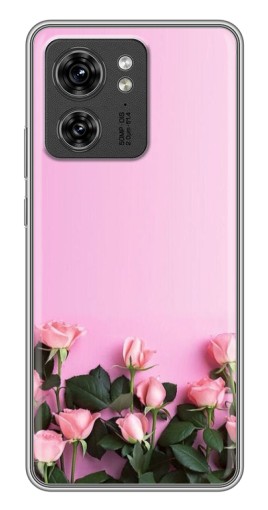 Чехол с картинкой "Нежные розы" для Motorola Edge 40 Pro