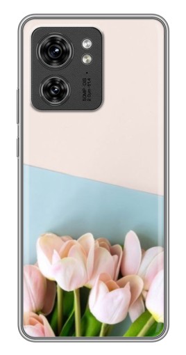 Чехол с картинкой "Нежные тюльпаны" для Motorola Edge 40 Pro